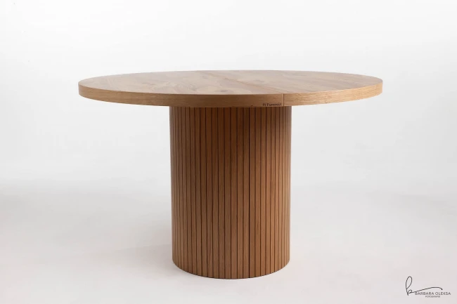 LUSSO stół okrągły z lamelami wybór rozmiarów i kolorów