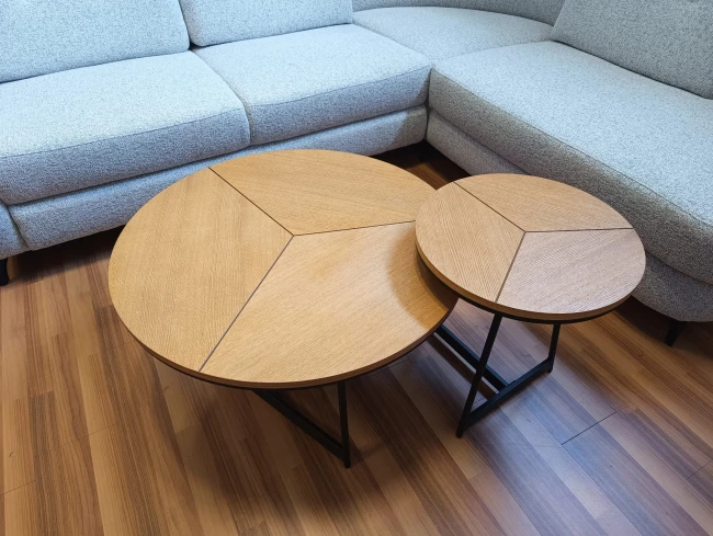 KARIDA-S ława dąb naturalny/czarny