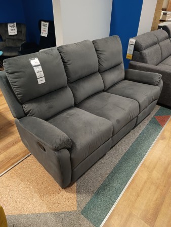 SOFA Z FUNKCJĄ RELAKS SPENCER 3 VELVET SZARY BLUVEL 14