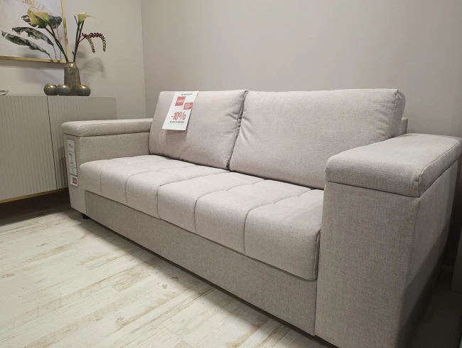 Sofa Angel 2,5SFBK ze stelażem włoskim (spanie na materacu) z pojemnikami w bokach