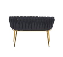 SOFA SF2-FX PLECIONA ROSE GOLD CZARNA GLAMOUR ZŁOTY STELAŻ.jpg