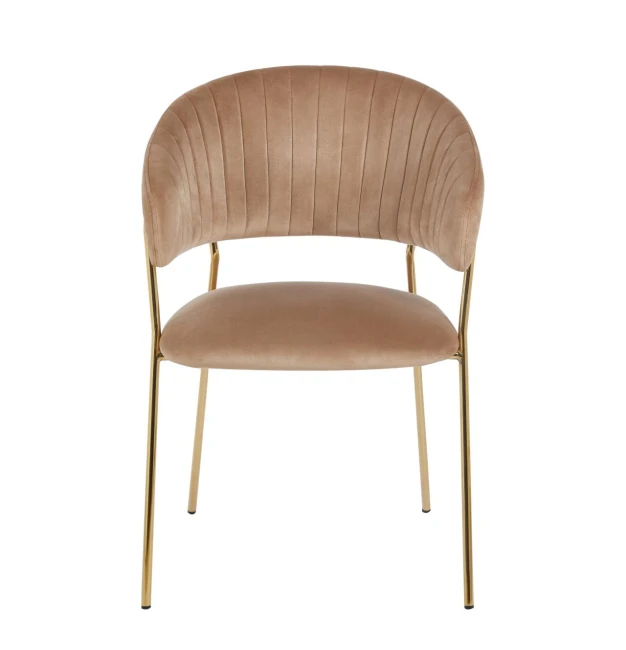 K4-FX GLAM krzesło cappucino ciemny beż złoty stelaż glamour.jpg