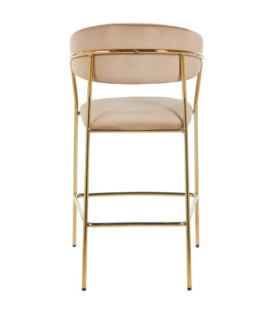 H3-FX Glam hoker krzesło barowe ciemny beż cappucino velvet glamour złoty stelaż.jpg