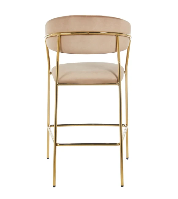 H3-FX Glam hoker krzesło barowe ciemny beż cappucino velvet glamour złoty stelaż.jpg