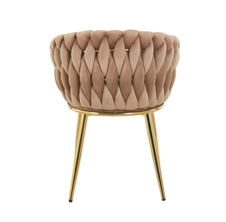 K7-FX Rose gold krzesło plecione ciemny beż cappucino glamour.jpg