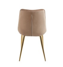 J262 KRZESŁO CAPPUCINO CIEMNY BEŻ ZŁOTY STELAŻ NOWOCZESNE GLAMOUR.jpg