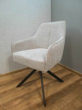 KRZESŁO OBROTOWE NOTTI BREGO CZARNY STELAŻ / J. BEŻ 31