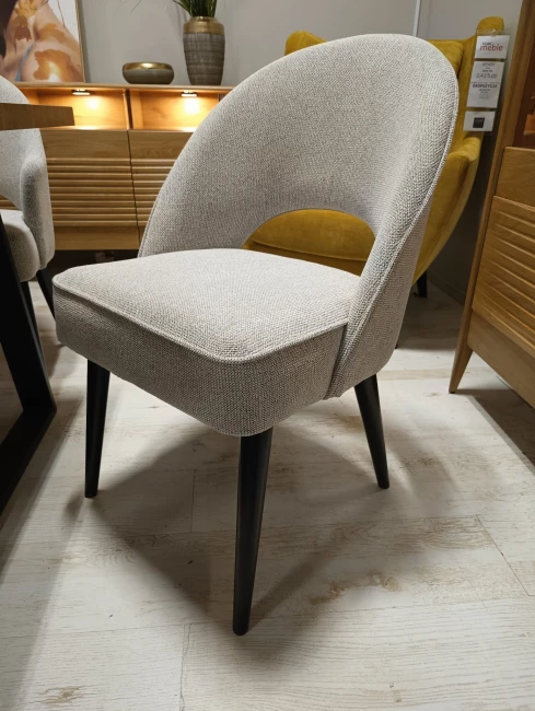 Wygodne krzesło PONTE SUPREME ze sprężyną wybierz kolor nogi i tkaninę Atreve