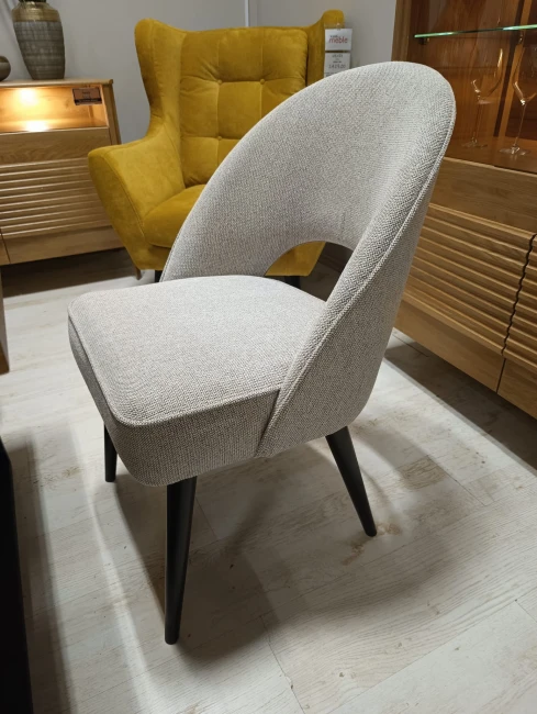 Wygodne krzesło PONTE SUPREME ze sprężyną wybierz kolor nogi i tkaninę Atreve