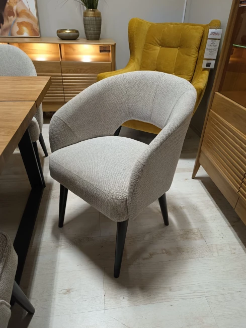 Krzesło kubełkowe INES SUPREME ze sprężyną wybierz kolor nogi i tkaninę Atreve