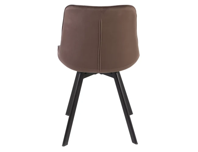 KRZESŁO OBROTOWE MONTI VELVET CZARNY STELAŻ/ CAPPUCCINO BLUVEL 38 SIGNAL