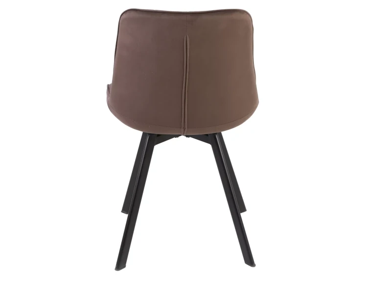 KRZESŁO OBROTOWE MONTI VELVET CZARNY STELAŻ/ CAPPUCCINO BLUVEL 38 SIGNAL