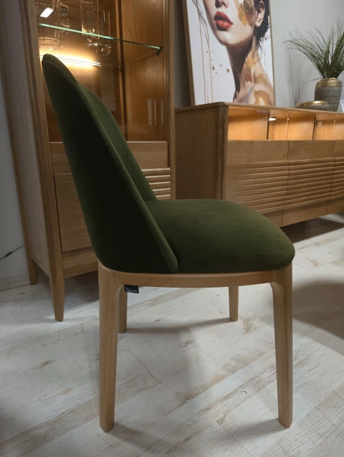 AMBER stylowe krzesło - duży wybór tkanin / stelaż buk Bukowski Meble